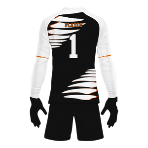 Maillots de football respirants ensemble de gardien de but logo personnalisé uniforme de football - Product Image 4