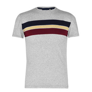 เสื้อยืดผ้าฝ้ายผู้ชายสไตล์โมเดิร์น ใส่สบาย ระบายอากาศได้ดี เหมาะสำหรับฤดูร้อน ผ้าเนื้อนุ่ม ใส่สบาย ทรงพอดีตัว ดีไซน์ทันสมัย แขนสั้น ใส่ได้ทุกวัน - Product Image 1