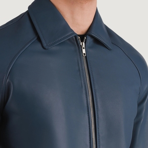 แจ็คเก็ต Letterman Varsity แบบสั่งทำพิเศษสำหรับผู้ชาย ผ้าขนสัตว์ผสม แขนหนัง PU ปิดด้วยกระดุมแป๊ก แฟชั่นสตรีทแวร์ แจ็คเก็ต Varsity ผลิตแบบ OEM - Product Image 5