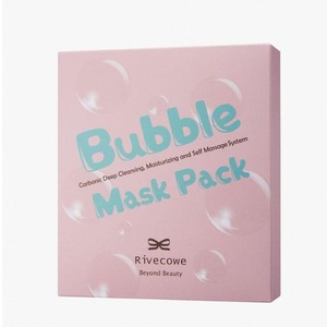 [J International] Masque en feuille bulle Rivecowe 13ml Format voyage Soin hydratant Nettoyant les pores Masque facial - Product Image 1