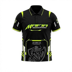 Camiseta Polo de Manga Corta para Hombre, Estilo Racing, Sublimada, para Motociclistas, Mecánicos, Ropa de Carreras de Alto Rendimiento - Product Image 2