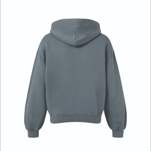 เสื้อฮู้ดผ้าฟลีซคอตตอนแท้ 100% แบบยูนิเซ็กซ์ พิมพ์โลโก้ด้วยผ้าไหมคุณภาพสูง ซิปหน้า เหมาะสำหรับฤดูหนาว - Product Image 2