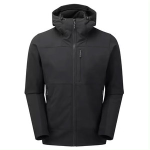 Chaqueta de Forro Polar Verde Oscuro para Hombre, Cuello Alto, Cierre de Cremallera, Resistente al Viento, Informal, para Otoño, Corte Regular, Material de Poliéster - Product Image 1