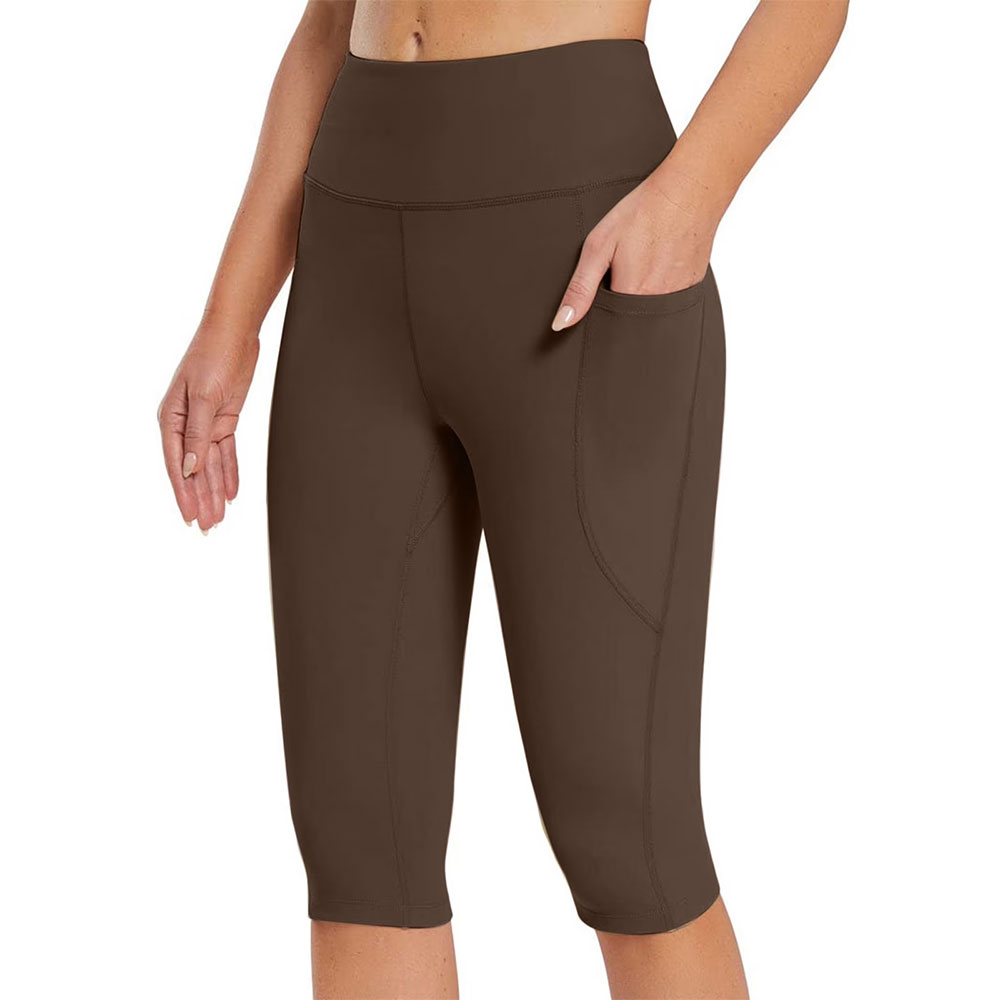 Wholesale Price Custom Made Women Capri Low MOQ Lightweight Capri Best Selling Women Capri