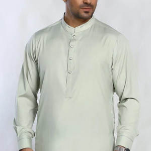 Nuevos diseños de trajes Shalwar Kameez musulmanes con MOQ bajo, ropa musulmana para hombre, conjunto de traje Shalwar Kameez para venta en línea, Bandhgala - Product Image 3