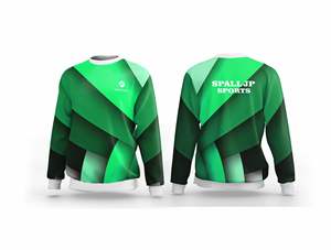 Sudadera para Hombre con Cuello Redondo, Diseño Moderno 2026, Fabricación Personalizada OEM, Sudadera Lisa de Forro Polar con Manga Larga - Product Image 3