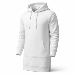 Sudadera con Capucha Larga Personalizada al por Mayor 100% Algodón para Hombre - Fabricante OEM Directo de Fábrica - Product Image 3