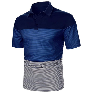 Vente en gros de chemises à manches courtes en coton respirant 180g avec logo personnalisé, taille plus, service OEM, prix bas - Product Image 3