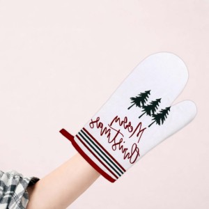 Gant de cuisine en coton 100% avec motif de Noël pour four, micro-ondes et grill, au meilleur prix en Inde. - Product Image 2