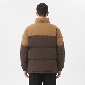 Men's High Quality Two Color Puffer Jacket Winter Bubble <b>Coat</b> Stand Collar <b>Padded</b> Outerwear - Product Image 5