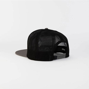 Gorra Trucker Negra de 6 Paneles, Tejido de Malla, Ajustable, Unisex, Casual, Primavera Verano, Color Sólido, Gorra de Béisbol de 6 Paneles para Adultos - Product Image 6