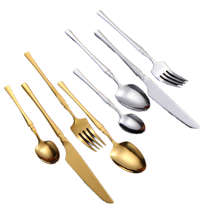 Ensemble de couverts écologiques en acier inoxydable pour la table, avec couteau, fourchette et cuillère, idéal pour les banquets très fréquentés et les dîners chaleureux à la maison - Product Image 2