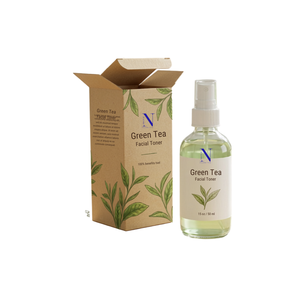 Tonique liquide pour le visage au thé vert, hydratant, affinant les pores, régulateur de sébum, apaisant, rafraîchissant, éclaircissant, soin quotidien de la peau, peau saine - Product Image 1