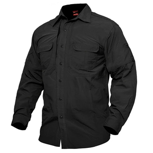 Camisas de Trabajo Nuevas para Hombre, Tácticas, Ligeras, de Secado Rápido, Manga Larga, Casuales para Exteriores, para Entornos Laborales - Product Image 3