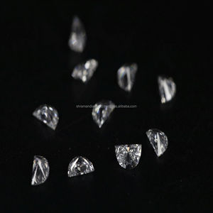 Diamants de laboratoire en forme de demi-lune, pureté VVS/VS, taille excellente, cultivés par CVD/HPHT, pour bijoux certifiés en vrac - Vente en gros - Product Image 4