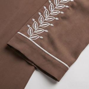 Abaya musulmane de haute qualité, tissu personnalisé, anti-UV, respirant, décontractée, moderne, grande taille, vêtements islamiques pour femmes, vêtements de mode - Product Image 5