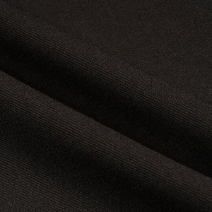 Shorts plissés noirs pour hommes, taille haute, fermeture boutonnée, style décontracté, tissu tissé, poids moyen - Product Image 2