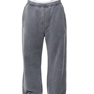 Pantalon de survêtement en coton épais pour homme, coupe décontractée et large, personnalisable, vente en gros - Product Image 1