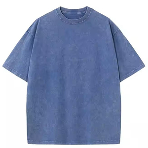 Camisetas de Hombre Tejidas Personalizables con Lavado Ácido y Vintage, 100% Algodón, Transpirables, de Secado Rápido, Alta Calidad y Elegantes - Product Image 4