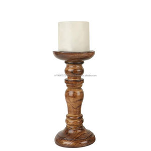 Bougeoir en bois fait main de qualité supérieure pour la décoration de la maison et du jardin Idéal pour les intérieurs élégants et l'exportation mondiale - Product Image 5