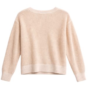 Suéter de punto de malla de lino para mujer, transpirable, ligero, de verano, jersey de manga larga, informal, elegante, a la moda - Product Image 2