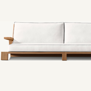 Chairs for the living room with soft and supple foam with a durable teak wood frame with a <b>seating</b> capacity for two people - Product Image 4