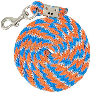 Cuerdas de plomo de algodón de alta calidad para caballos Cuerda de plomo de algodón personalizada a presión de aleación resistente suave de polietileno fuerte para caballos - Product Image 5