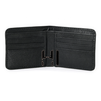 Cartera Trifold de Cuero Vacuno con Diseño Floral Estilo Western Vintage para Hombre, con Bloqueo RFID