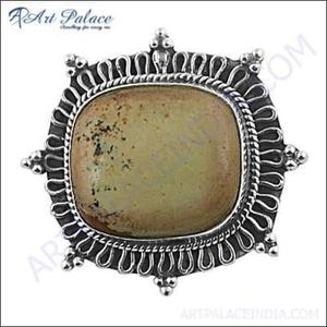 Broche de Plata con Gema de Jaspe Glamour Picture de 925artpalace, Calidad Superior - Product Image 3