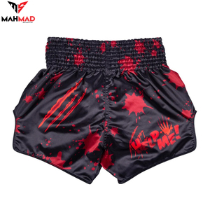 Großhandelspreis Hochwertige Muay Thai Boxshorts Maßgefertigte Kampf-Trainingsshorts mit Stickerei-Logo - Product Image 4