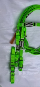 Premium Western Nylon Single Ear High Rise Headstall Adjustable Horse Size Durable Cheek Buckles Easy Change <b>Bit</b> Custom Branding - Product Image 3