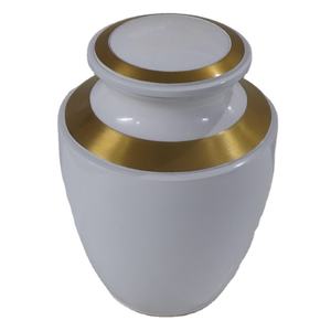 Urne funéraire métallique moderne avec conceptions personnalisées de haute qualité Urne souvenir pour garder les cendres en toute sécurité - Product Image 4