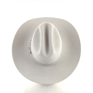 Unisex Beige Leather Cowboy <b>Hat</b> with Brown Leather <b>Band</b> Casual Striped Beach Adult Summer 56-58cm HN-3019 - Product Image 5