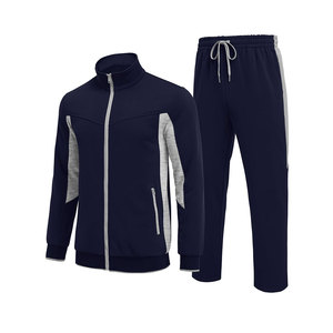 New Standard Men's <b>Tracksuit</b> Heavyweight Breathable Anti Wrinkle Full Long Sleeves Knit Ribbed Cuffs Men's <b>Tracksuit</b> OEM Service - Product Image 1