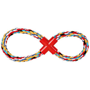 Cordon en coton multicolore 35 cm Jouet pour animaux de compagnie - Product Image 2