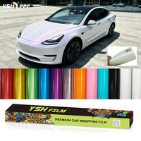 Rouleaux de films colorés dégradés pour voiture, autocollants teintés de haute qualité, films de protection de peinture changeante