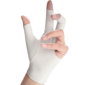Guantes de Billar Profesionales Ligeros y Duraderos con Dedos Descubiertos, Transpirables, de Tres Dedos, para Snooker, Mano Derecha, Tipo Mariposa, Unisex - Product Image 2