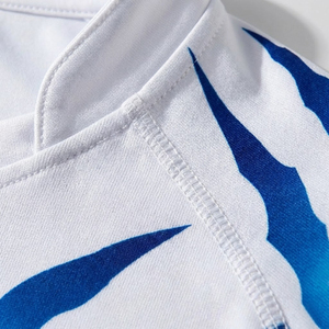 ชุดฟุตบอลแบบซับลิเมชั่นสั่งทำ OEM สำหรับผู้ชาย ระบายอากาศได้ดี ชุดทีมฟุตบอล ดีไซน์ลายกรงเล็บ ผู้ผลิตชุดกีฬา พิมพ์โลโก้ - Product Image 5