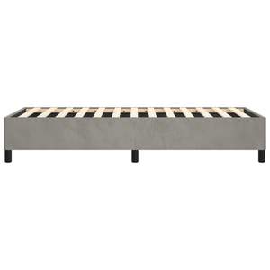 Cadre de lit rembourré gris clair - Product Image 6