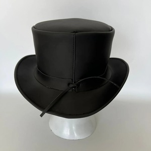 Sombrero de Copa de Cuero Premium para Hombre, Diseño Clásico Estructurado con Opciones de Estilo Personalizado y Producto Profesional - Product Image 2