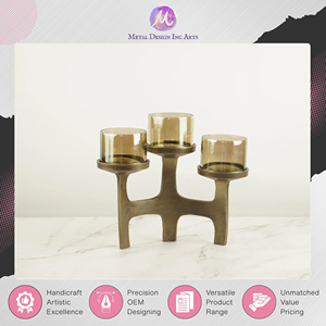 เชิงเทียนทีไลท์ทำจากโลหะอะลูมิเนียม - Product Image 2