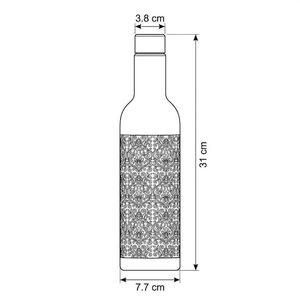 Elegant Black <b>Copper</b> Water <b>Bottle</b> Handcrafted Ayurvedic Flask Sustainable Reusable Drinkware Premium Artisan Hydration <b>Bottle</b> - Product Image 2