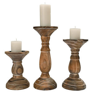 Bougeoir en bois d'usine directe du fournisseur en gros personnalisé bougeoir en bois de manguier fait à la main pour la décoration - Product Image 1