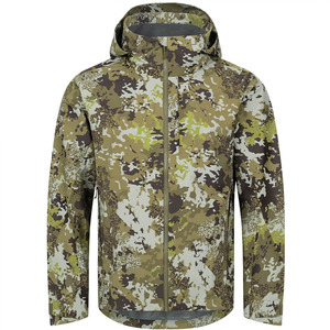 Custom <b>Men</b> Waterproof Camouflage Hunting <b>Rain</b> Jacket Lightweight Fully Seam Taped Hardshell Outdoor Hooded <b>Coat</b> - Product Image 1