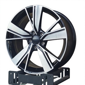 Jihoo - Juego de 4 Ruedas de Aleación de Aluminio de Alta Calidad de 18 Pulgadas 5x112 con Acabado Negro Brillante CB57.1 para VW Golf GTI - Product Image 3