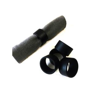 Elegante servilletero de madera negro, estilo moderno hecho a mano con impresión de logotipo personalizado para la cena de Acción de Gracias, reuniones de otoño - Product Image 2