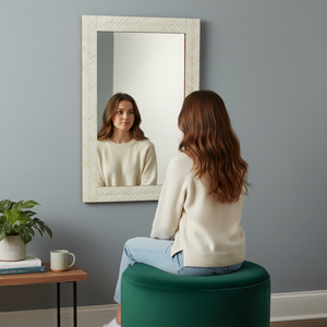 Premium 24 x 36 Inch Rectangular Wall <b>Mirror</b> | <b>Large</b> Decorative <b>Mirror</b> for Living Room <b>Bedroom</b> Entryway | Modern Home Decor - Product Image 4