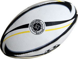 ลูกบอลรักบี้สำหรับโปรโมชั่น ทำจากยางสังเคราะห์ที่ทนทาน ปรับแต่งโลโก้ได้อย่างเต็มที่ เหมาะสำหรับงานอีเว้นท์ขององค์กรและการส่งเสริมกีฬา - Product Image 3