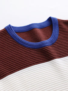 Sweat-shirt décontracté pour homme en jersey, pull en coton biologique durable avec motif brodé, anti-plis, grande taille, best-seller - Product Image 6