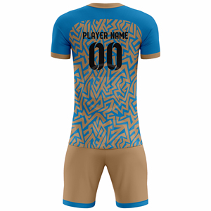 High Quality <b>Soccer</b> Uniform Wholesale Custom Football Kit Private Label Team Jerseys Summer Moisture-Wicking Quick Dry - Product Image 3